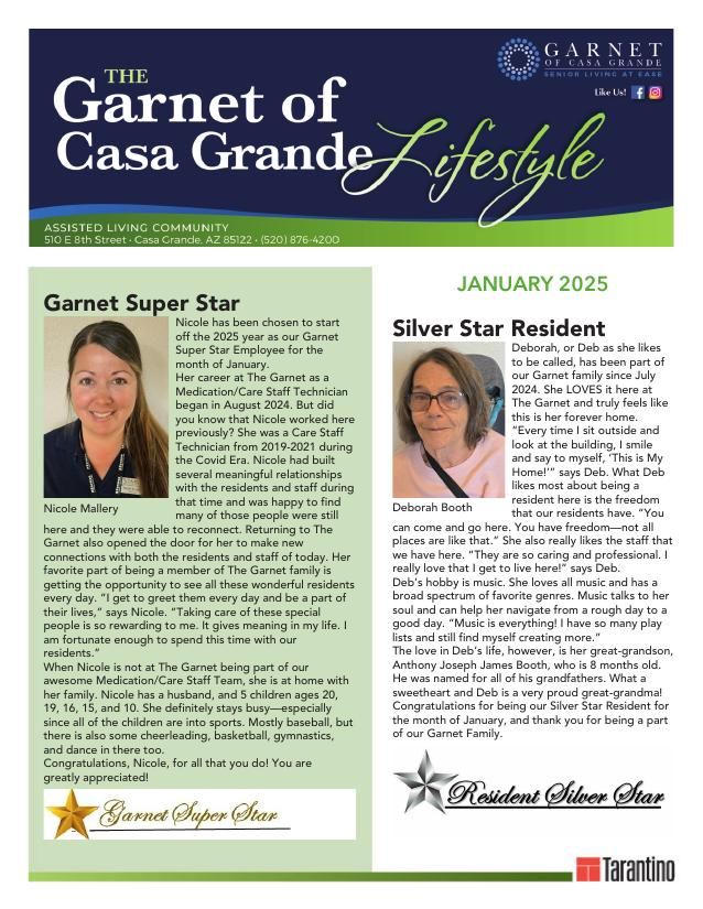 Assisted Living Current Newsletter