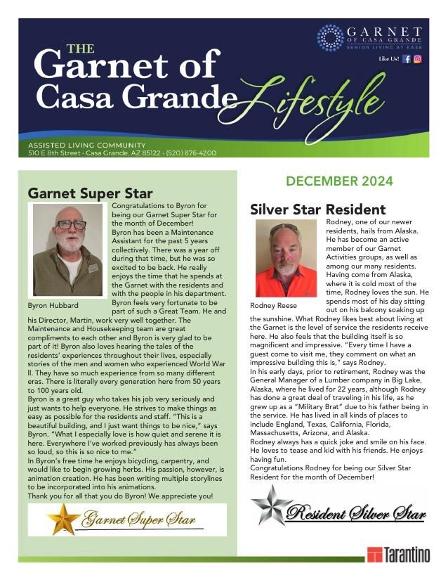 Assisted Living Current Newsletter